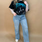 Rocker High Waist Wide Leg Jeans, Mica