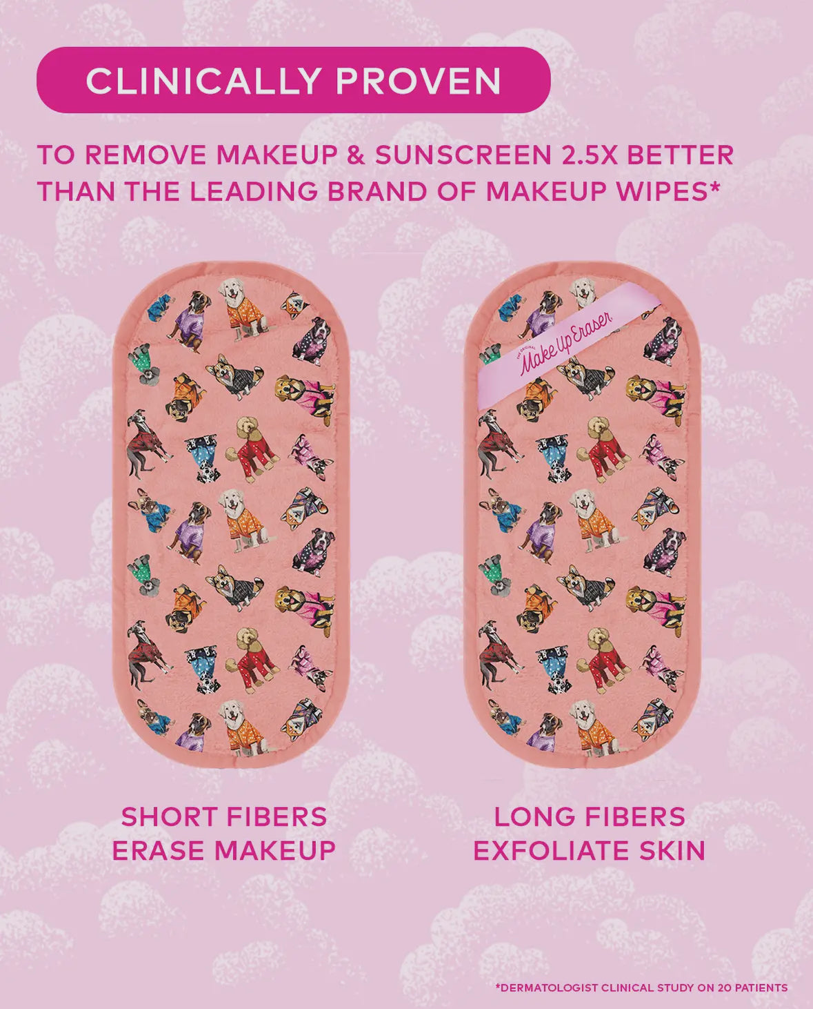 MakeUp Eraser Puppy Print Makeup Eraser Pro