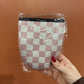 Medium Checkered Drink Sleeve