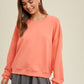 Lux Crewneck Sweatshirt, Coral