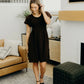 Liv Smocked Top Midi Dress, Raisin