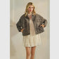Abigail Leopard Print Denim Jacket