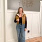 Noel Reversible Puffer Vest, Camel