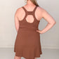 Busy B Activewear Dress, Chocolate