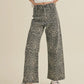 Jenni Leopard Wide Leg Pants, High Rise