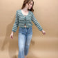 Eliza Super High Rise Wide Leg Crop w/ Square Front Pockets, Mica Denim