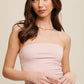 Krista Basic Tube Top, Blush
