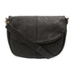Selma Crossbody Saddle Bag, Black