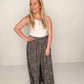 Opal Floral Wide Leg Pants, Forest/Purple