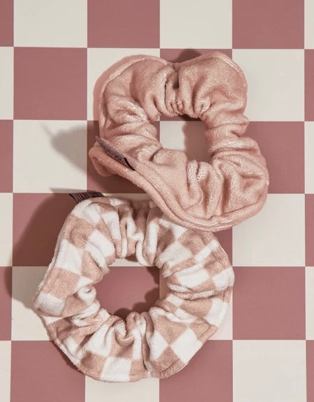 Kitsch Microfiber Quick-Dry Towel Scrunchie 2 pc, Terracotta