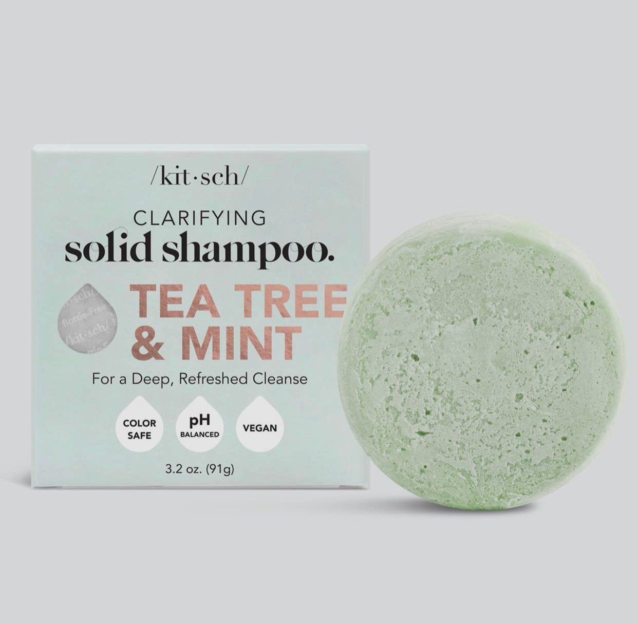 Kitsch Tea Tree + Mint Clarifying Shampoo Bar