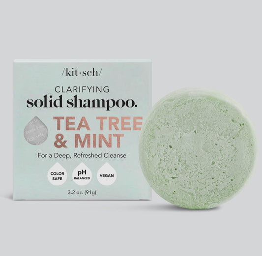 Kitsch Tea Tree + Mint Clarifying Shampoo Bar