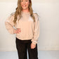 Lux Crewneck Sweatshirt, Taupe