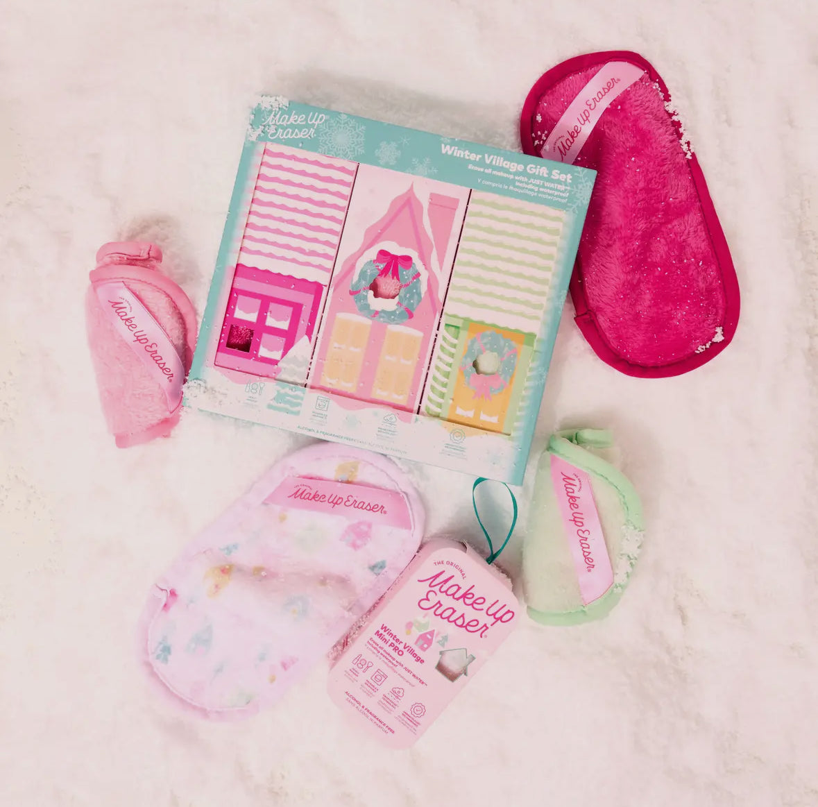 Winter Village 3pc Makeup Eraser Value Gift Set