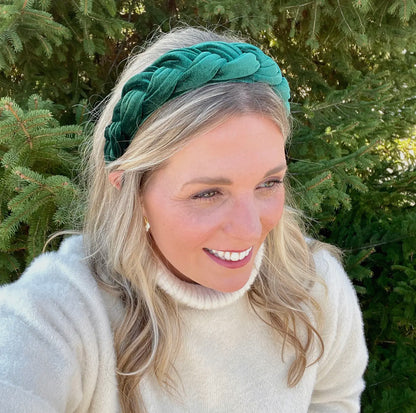 Classic + Elegant Braided Velvet Headband