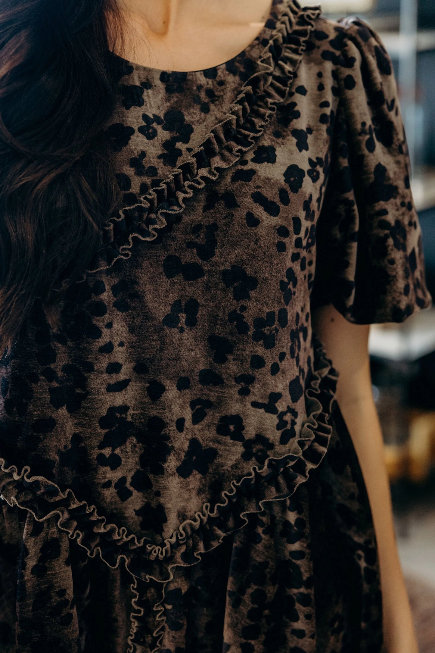 The Venice Mini Dress, Safari Spots