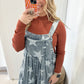 Freedom Ring Star Overalls, Denim