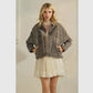 Abigail Leopard Print Denim Jacket