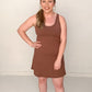 Busy B Activewear Dress, Chocolate