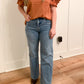 Lover Stretchy Super High Rise Wide Leg Jeans, Mica Denim
