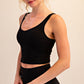 Danika V-Neck Yoga Top, Black