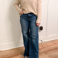 Mac High Rise Wide Leg Jeans, Risen Jeans