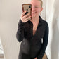 Define Crop Yoga Jacket, Black