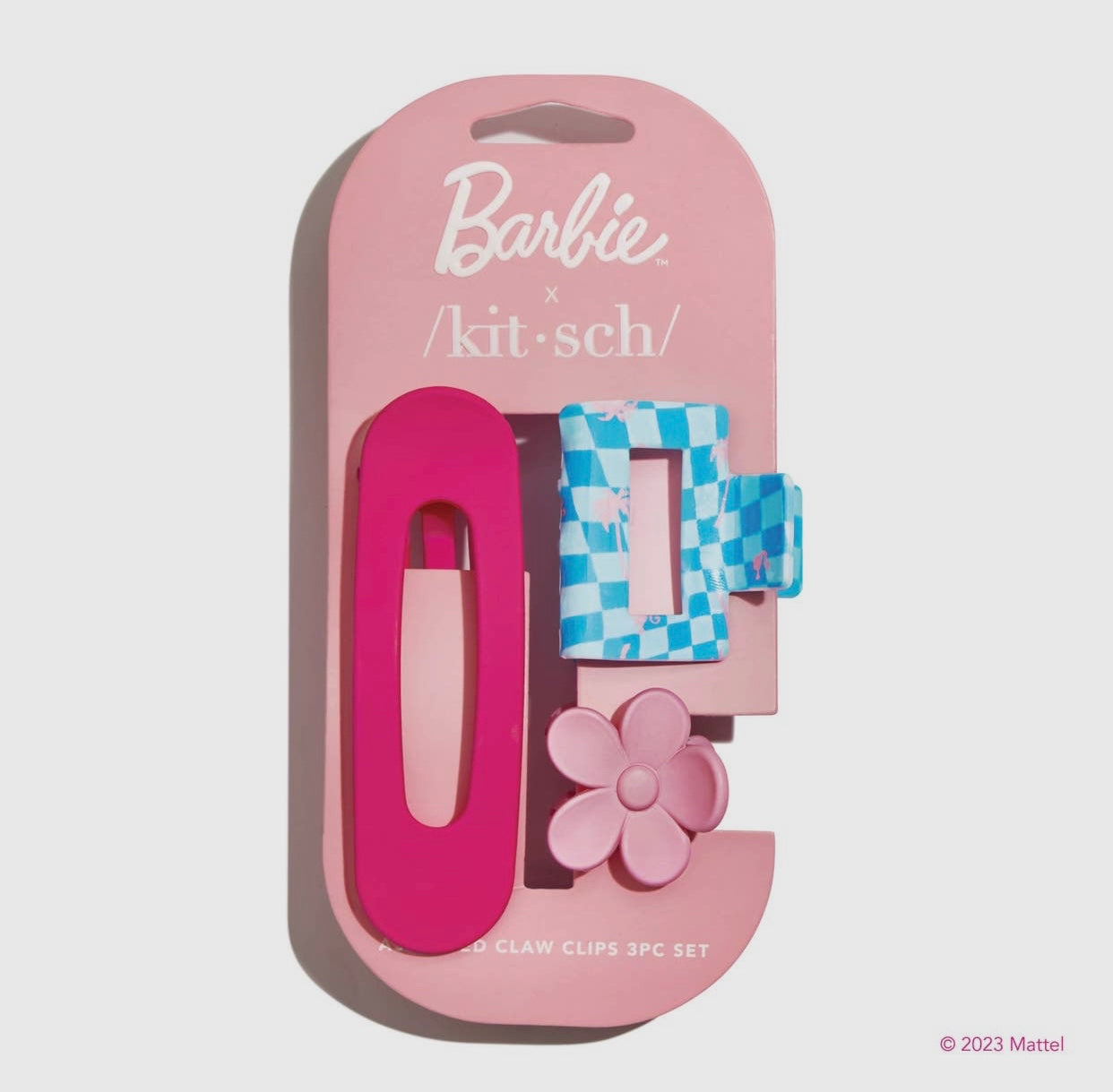 Barbie x Kitsch Assorted Claw Clip Set, 3 pc