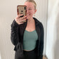 Define Crop Yoga Jacket, Black