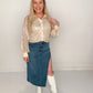 Concert Cutie Denim Midi Skirt