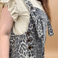 Jae Animal Print Oversized Wide Leg Overalls, Animal Print
