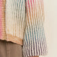 June Rainbow Stripe Open Cardigan, Rainbow