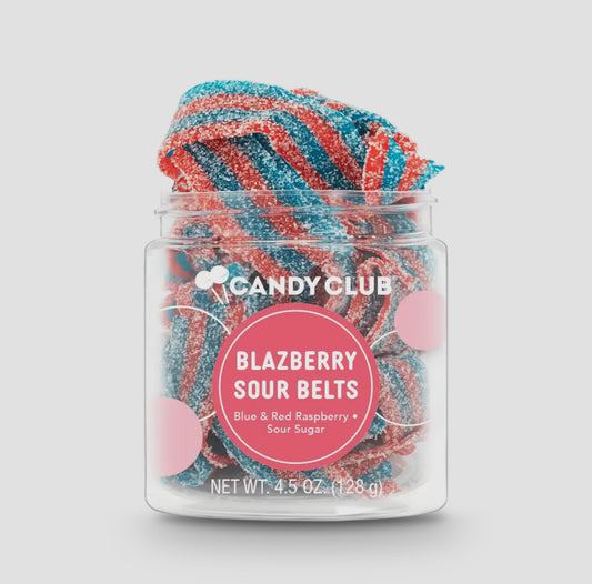 Candy Club Blazberry Sour Belts