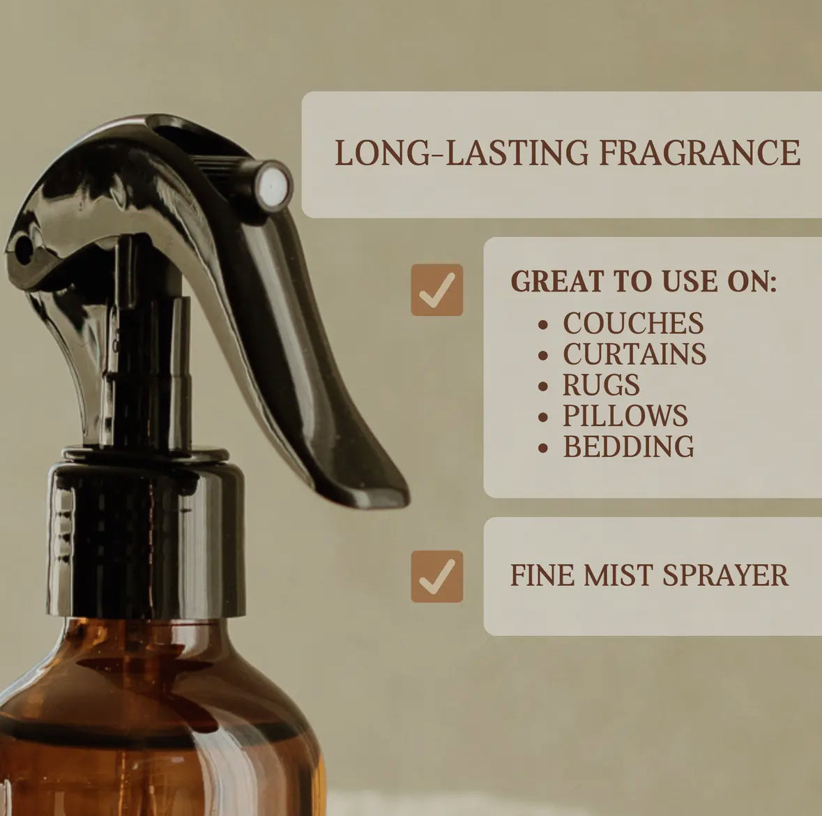 Butterscotch & Bourbon Linen + Room Spray, Rustic Ray’s Candle Co.