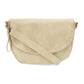 Selma Crossbody Saddle Bag, Linen