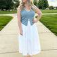 Emily Crinkle Linen Midi Skirt, Ivory