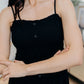 The Jones Tiered Tank Midi Dress, Black