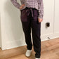 Sunny Thermal Paper Bag Pants, Mineral Black