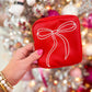 Red Bow Small Cosmetic / Travel Bag