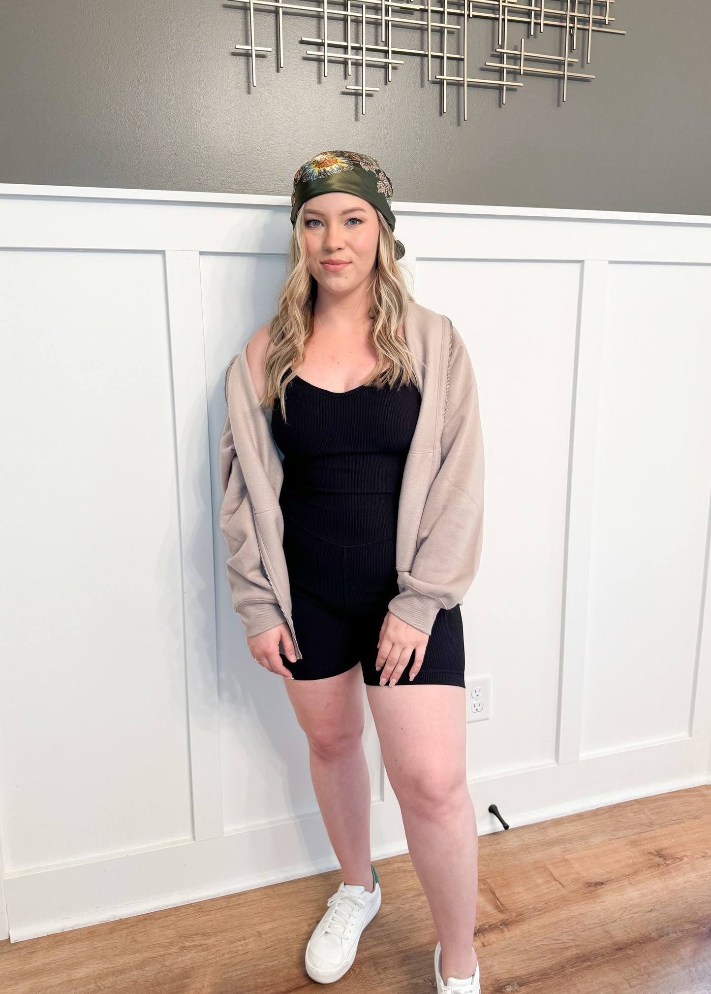 Iggy French Terry Zip Up Hoodie, Taupe