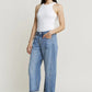 Jae High Rise Barrel-Leg Jeans, Mica Denim