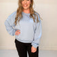 Lux Crewneck Sweatshirt, Spring Blue