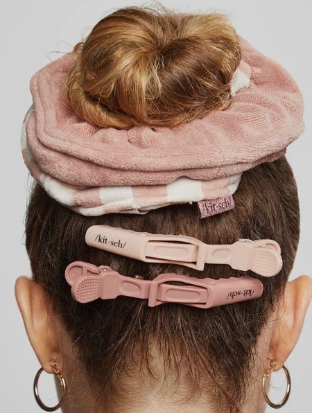 Kitsch Microfiber Quick-Dry Towel Scrunchie 2 pc, Terracotta