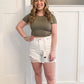 Summer Dreamin' Rigid Magic Judy Blue Shorts, White