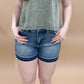 Jessa Tummy Control Vintage Wash Release Hem Shorts, Judy Blue