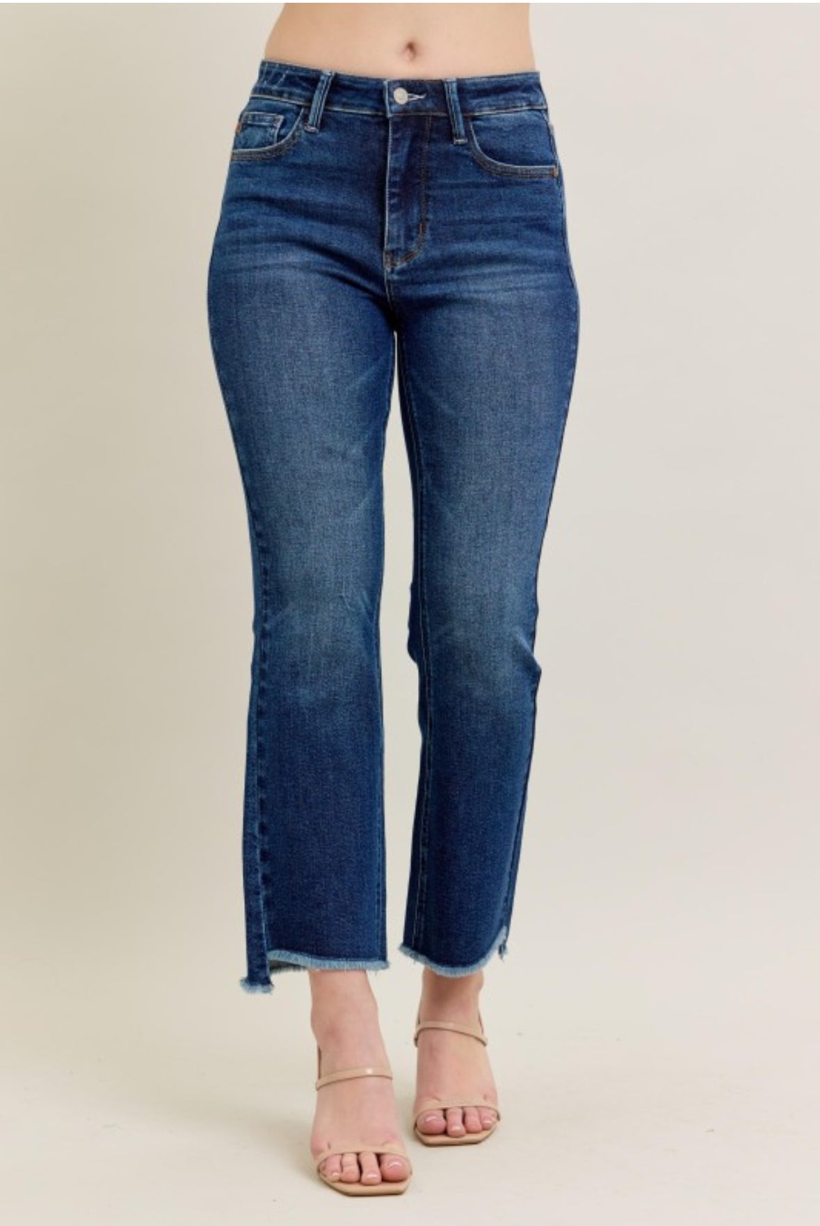 Minnie Dark Wash High Rise Kick Flare Jeans, Judy Blue