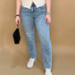 Skye Super High Rise Wedgie Straight Leg Denim, Mica