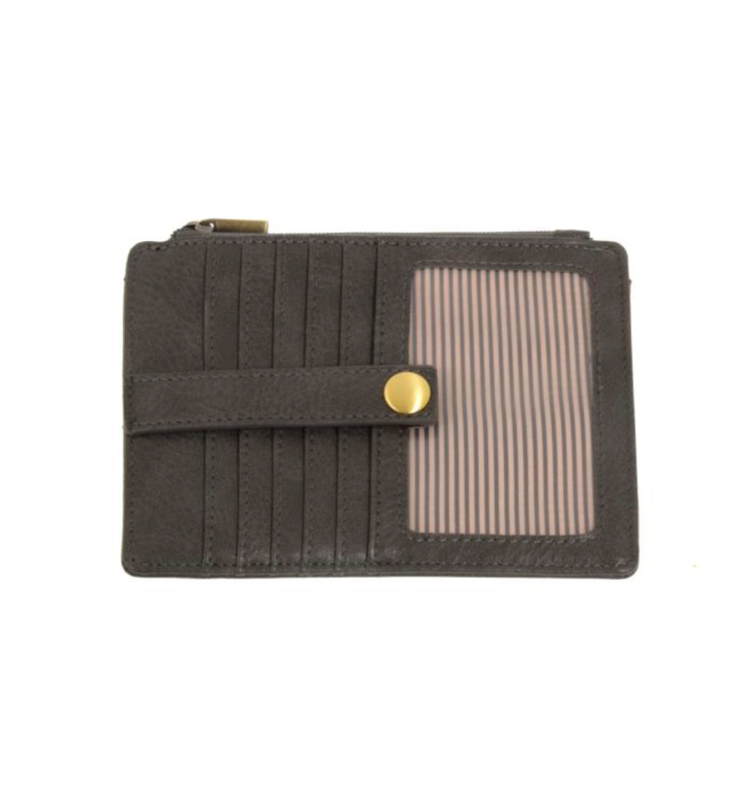 Penny Mini Travel Wallet, Charcoal