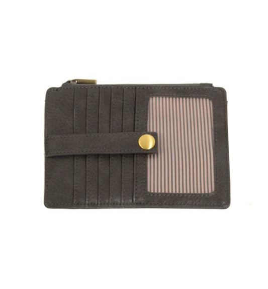 Penny Mini Travel Wallet, Charcoal