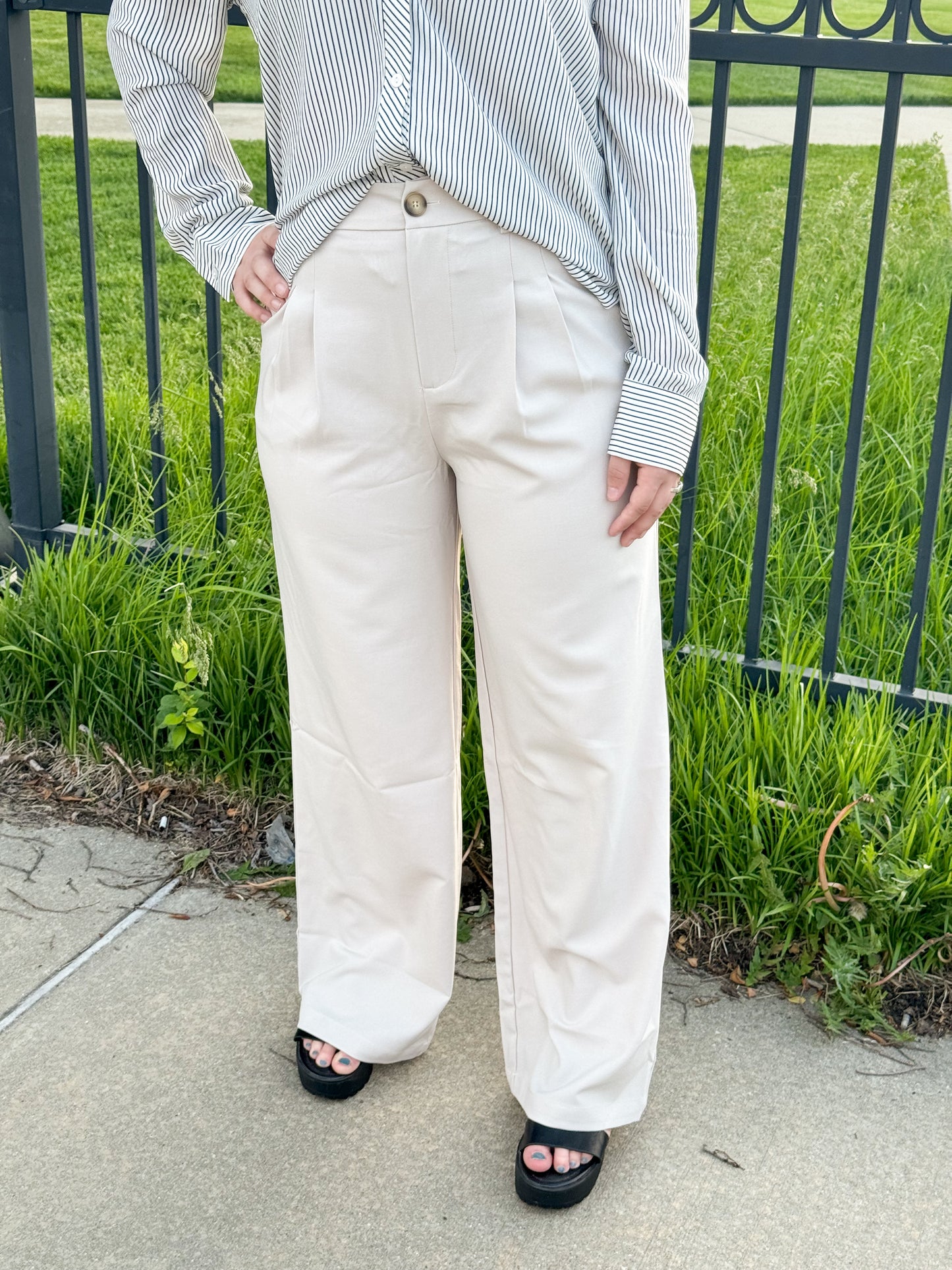 Madilyn Trousers, Oatmeal